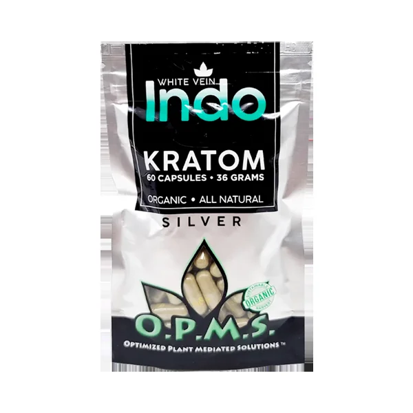 White Vein Indo OPMS Silver Capsules - Image 2