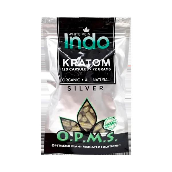 White Vein Indo OPMS Silver Capsules - Image 3