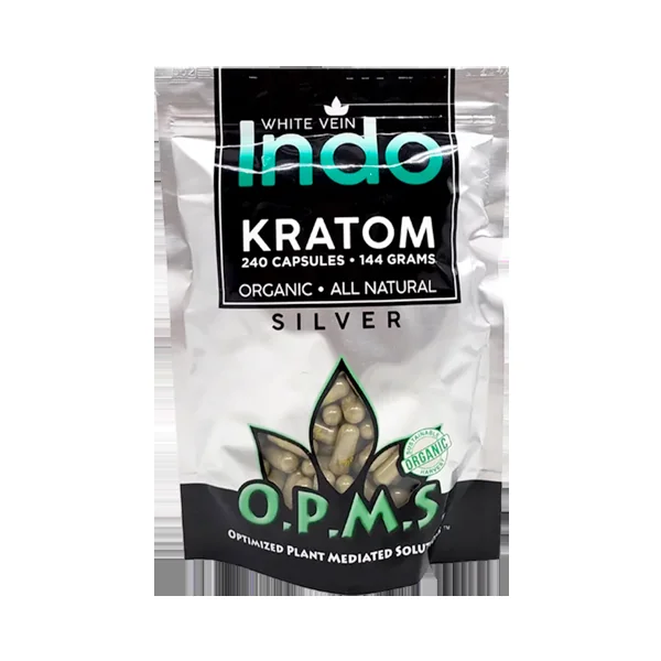 White Vein Indo OPMS Silver Capsules - Image 4
