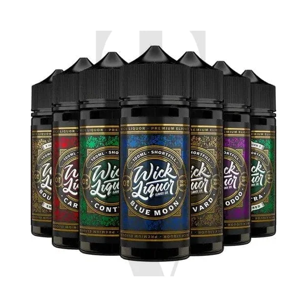 WICK LIQUOR 100ML SHORTFILL E-LIQUID