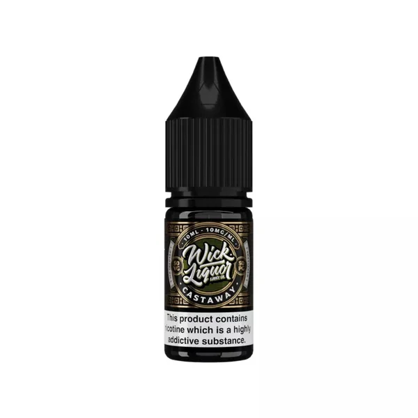 Wick Liquor Castaway Shattered 10ml Nic Salt