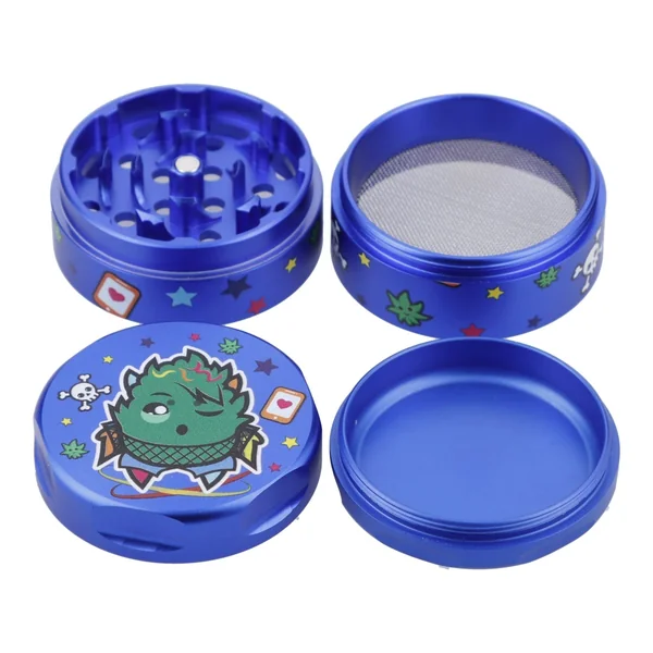 Wido 55mm Blue Dream 3 Stage Grinder - Matte Blue - Image 4