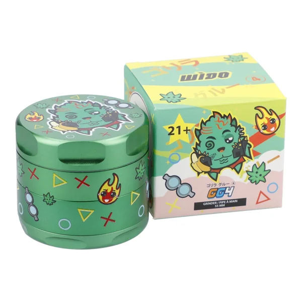 Wido 55mm GG4 3 Stage Grinder - Green - Image 2