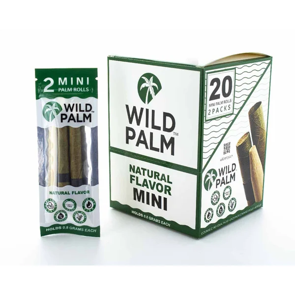 Wild Palm Cones Shop | Natural Leaf Blunt Wraps | Rolls Easy + Flavors