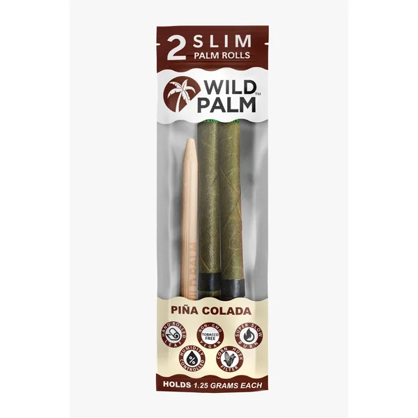Wild Palm Cones Shop | Natural Leaf Blunt Wraps | Rolls Easy + Flavors - Image 7