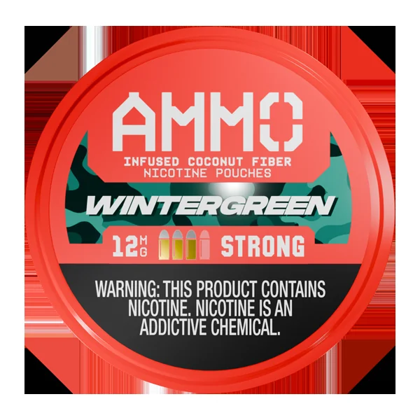 Wintergreen AMMO Nicotine Pouches - Image 2