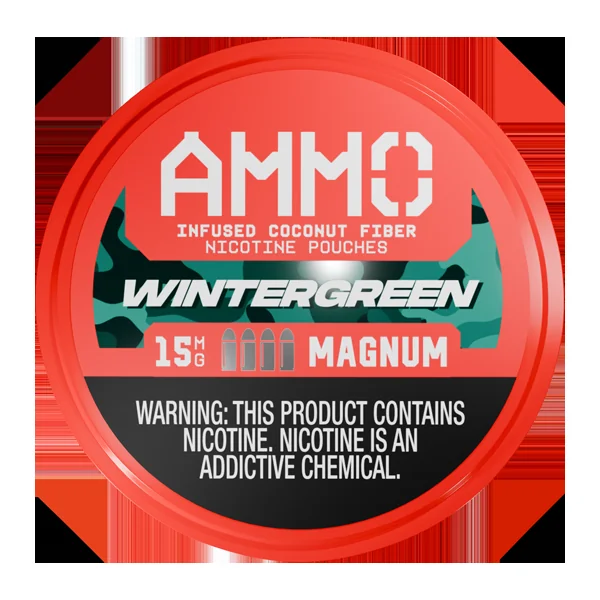 Wintergreen AMMO Nicotine Pouches - Image 3