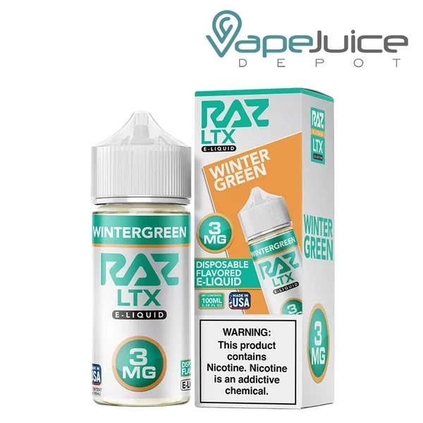 Wintergreen Pod Juice x RAZ LTX 100ml