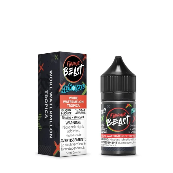 Woke Watermelon Tropica SALT Flavour Beast Salt E-Liquid | 30mL - VapeLoft