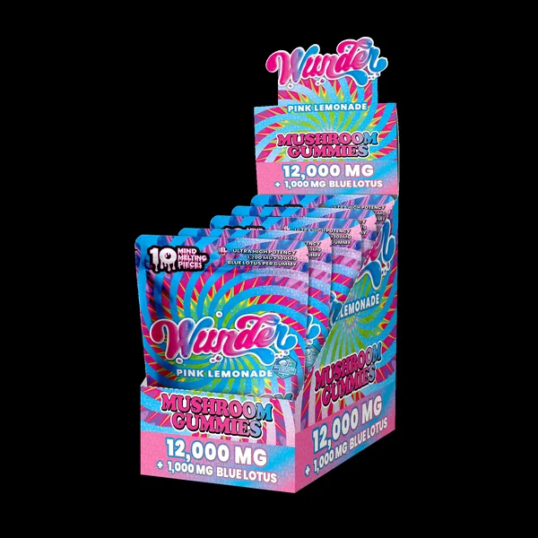 Wunder Ultra High Potency Entheogenic Mushroom Gummies 12000mg 10ct (5/Pack) [DROPSHIP] - Image 3