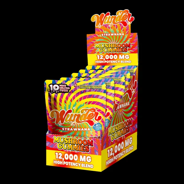 Wunder Ultra High Potency Entheogenic Mushroom Gummies 12000mg 10ct (5/Pack) [DROPSHIP] - Image 5