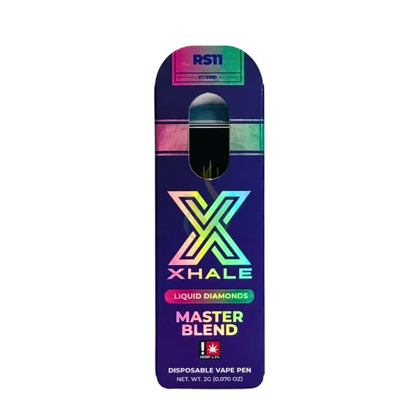 Xhale Liquid Diamonds Master Blend THCA X Px9 2G Disposable Vape Case - Image 10
