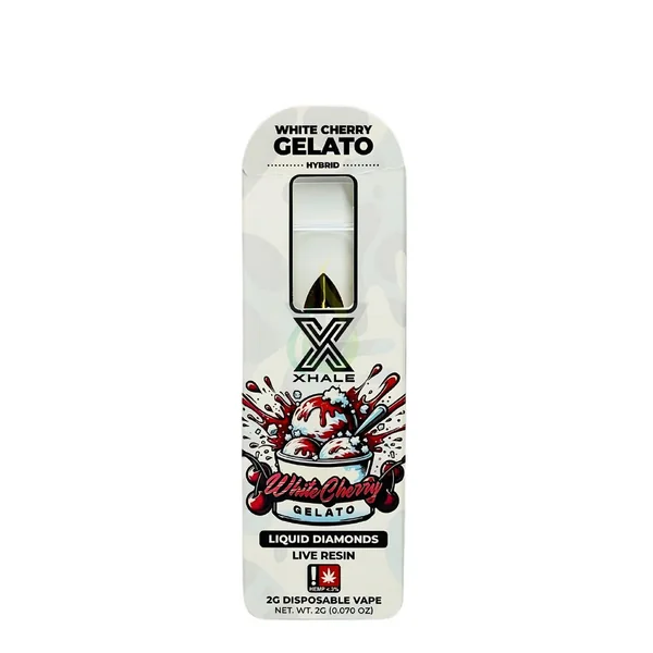 Xhale Live Resin Liquid Diamonds 2G Disposable Vape Pen - Image 2