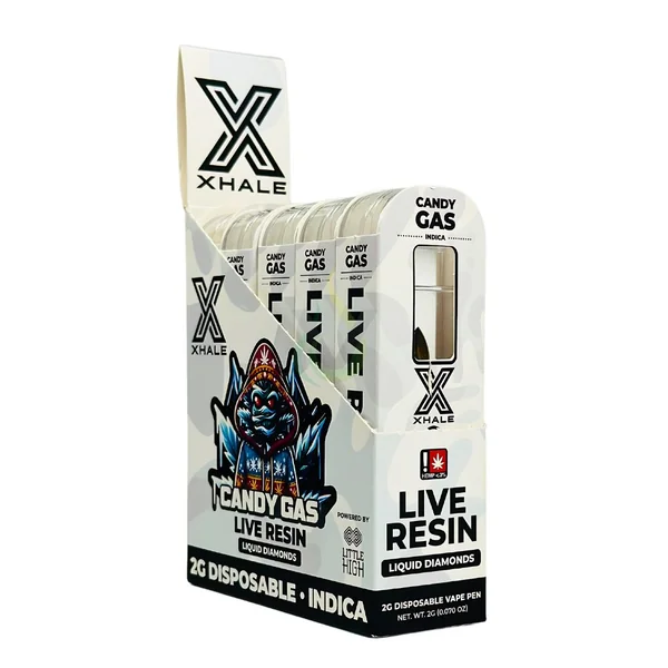 Xhale Live Resin Liquid Diamonds 2G Disposable Vape Pen - Image 4