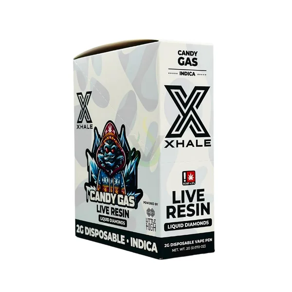 Xhale Live Resin Liquid Diamonds 2G Disposable Vape Pen - Image 5