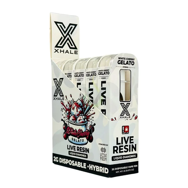 Xhale Live Resin Liquid Diamonds 2G Disposable Vape Pen - Image 7