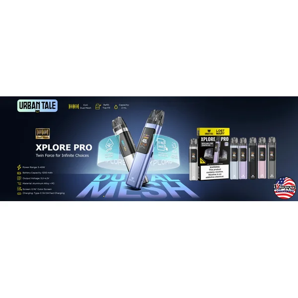 XPLORE PRO: Style Meets Power in Vaping’s Hottest New Kit