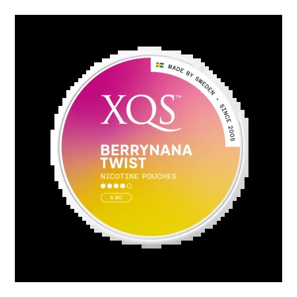 XQS Berrynana Twist 8mg Nicotine Pouches (5 Pack)
