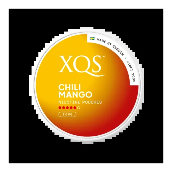 XQS Chili Mango X-Strong 9.6mg Nicotine Pouches (5 Pack)