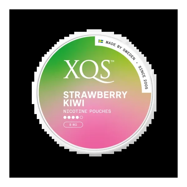 XQS Strawberry Kiwi 8mg Nicotine Pouches (5 Pack)