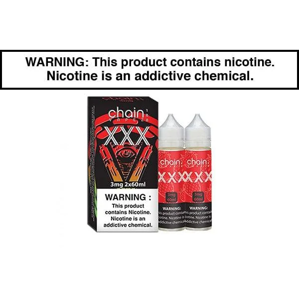 XXX BY CHAIN VAPEZ 100ML/120ML