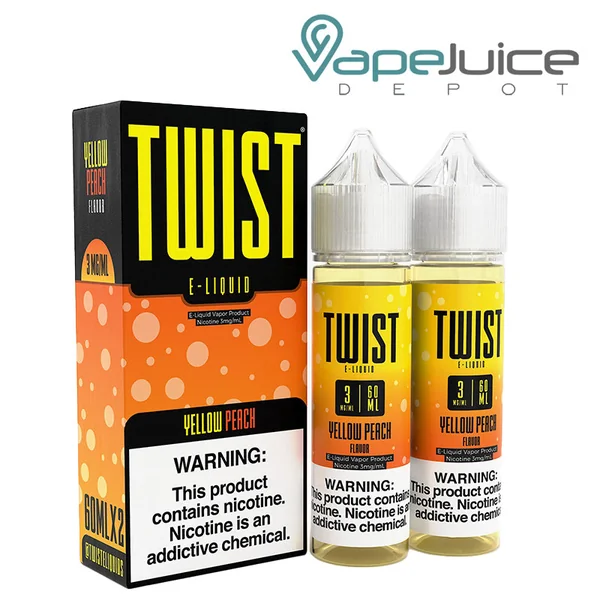 Yellow Peach Twist E-Liquid 120ml