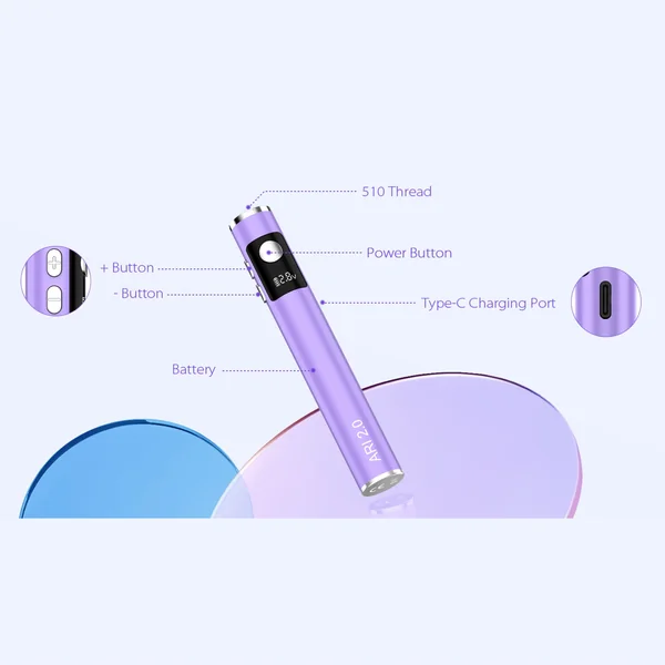 Yocan ARI 2.0 Dab Pen 510 Thread Battery - Image 21