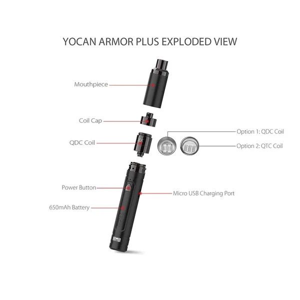 Yocan Armor Plus Concentrate Vaporizer - Image 3