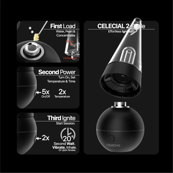 Yocan Black Celestial 2 E-Rig Vaporizer - Image 8