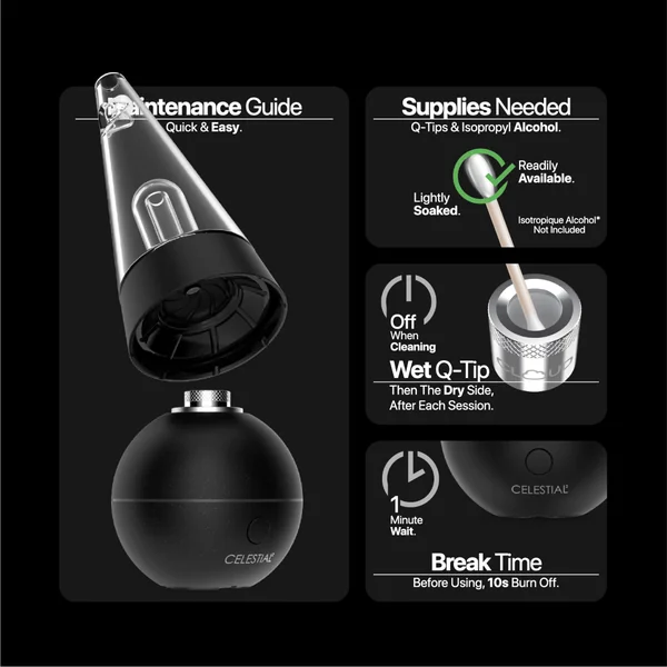 Yocan Black Celestial 2 E-Rig Vaporizer - Image 9