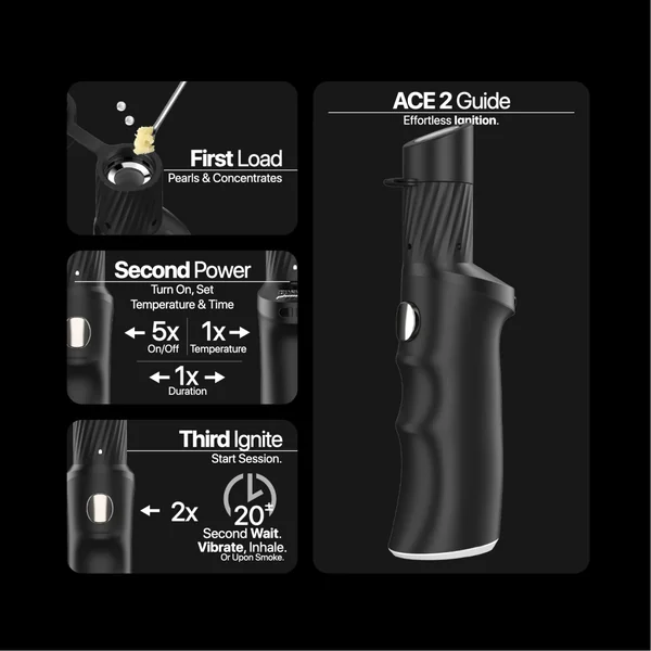 Yocan Black Phaser ACE 2 Concentrate Vaporizer - Image 8