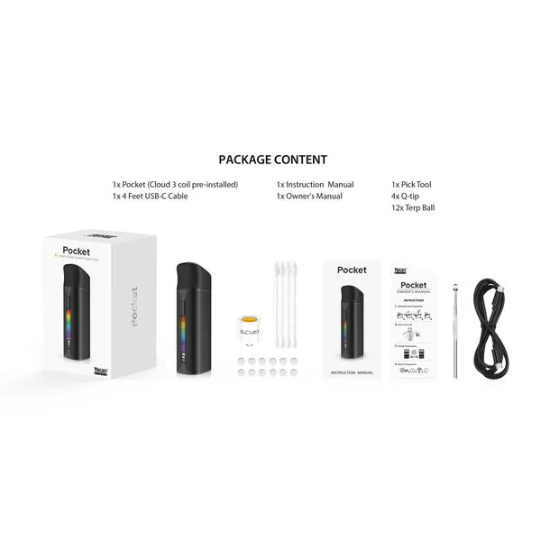 Yocan Black Pocket Vaporizer - Image 6