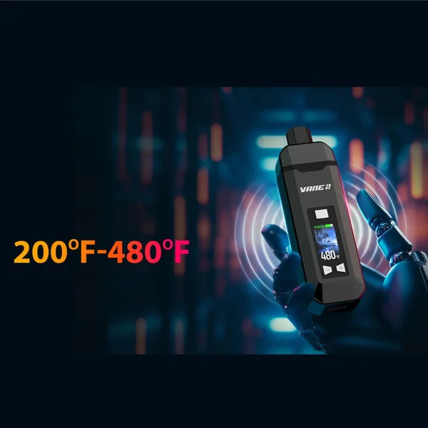 Yocan Vane 2 – Upgraded OLED Dry Herb Vaporizer with Convection - Image 2