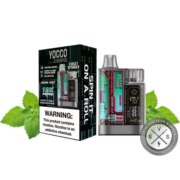Yocco CyberPod 12K Disposable Vape 5 Pack 20mL - Image 4