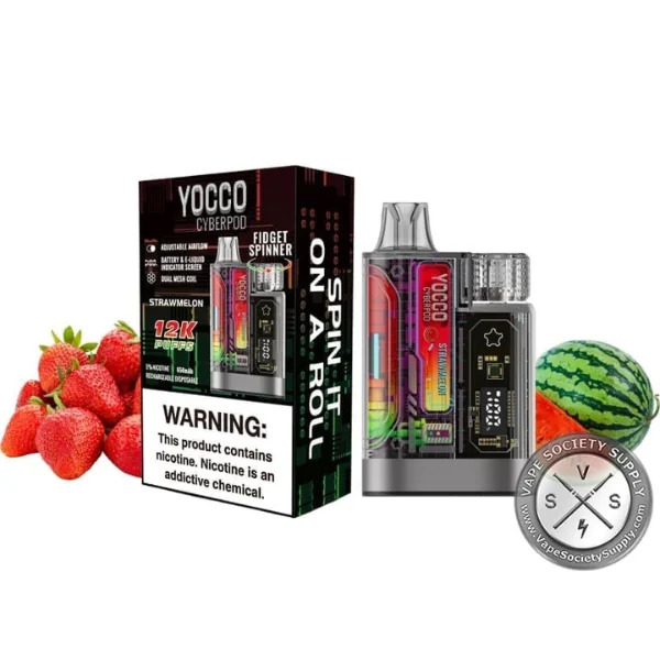 Yocco CyberPod 12K Disposable Vape 5 Pack 20mL - Image 6