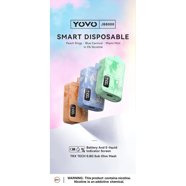 Yovo JB8000 Disposable Vape Device - Image 25