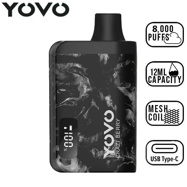 Yovo JB8000 Puffs Disposable Vape 5 Pack - Image 12
