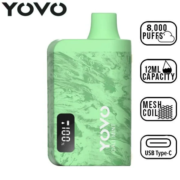 Yovo JB8000 Puffs Disposable Vape 5 Pack - Image 5