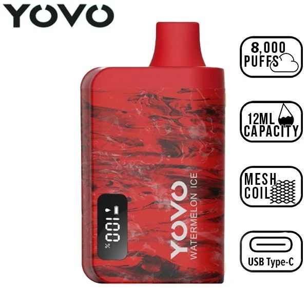 Yovo JB8000 Puffs Disposable Vape 5 Pack - Image 6
