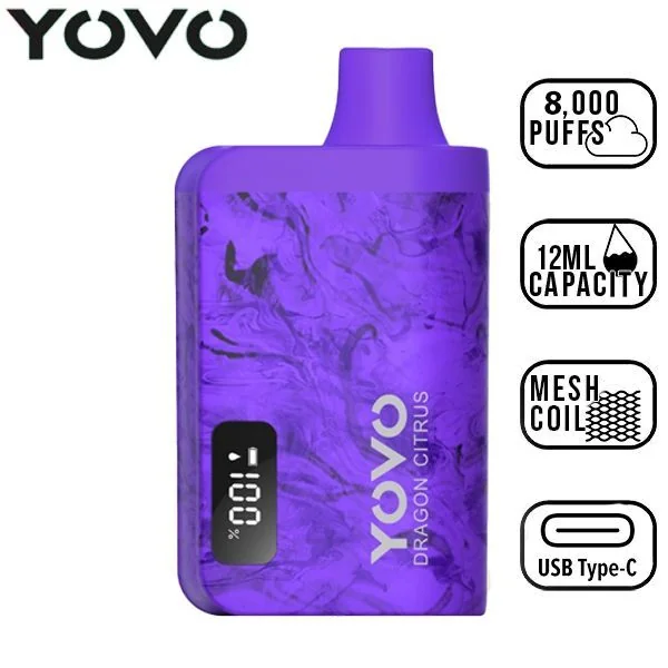 Yovo JB8000 Puffs Disposable Vape 5 Pack - Image 10