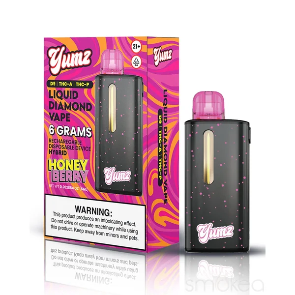 Yumz 6g THCA Blend Disposable Vape - Honey Berry