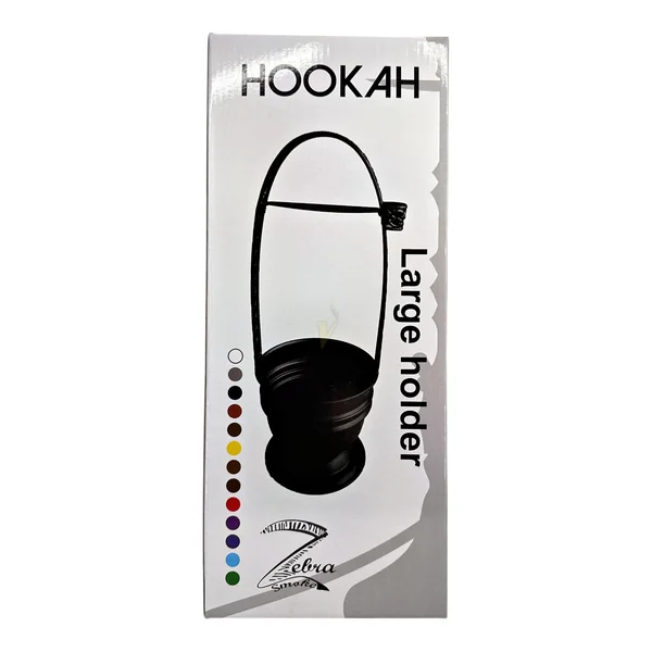 Zebra Smoke Hookah Charcoal Carrier with Tong Insert