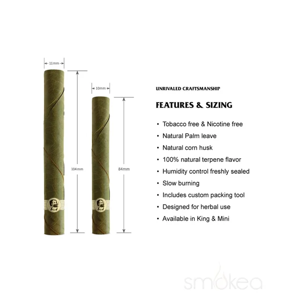 Zig Zag King Palm Rolls (5-Pack) - Image 2