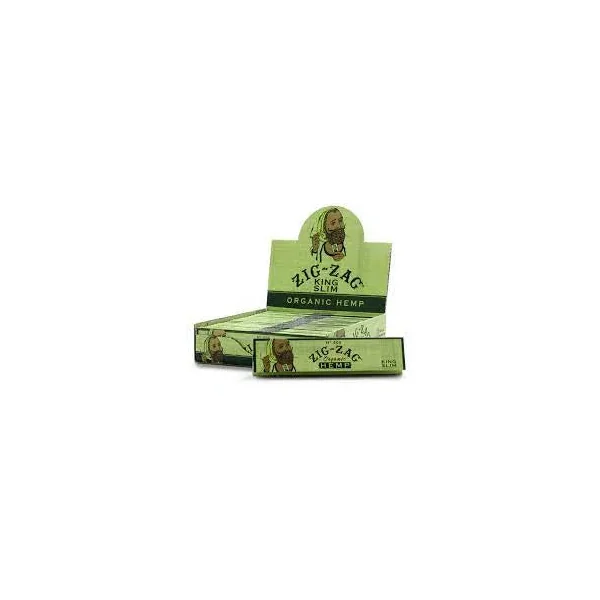 Zig Zag King Size Organic Hemp Rolling Papers - 24pk Box