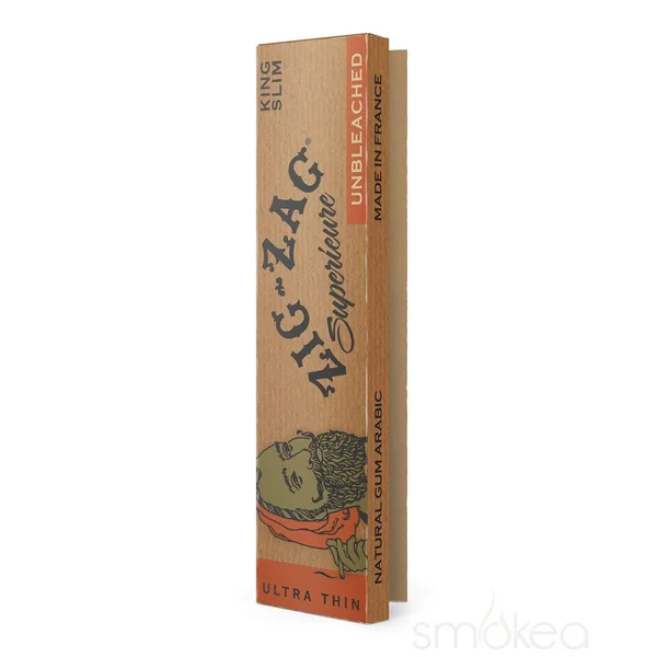 Zig Zag King Slim Unbleached Rolling Papers