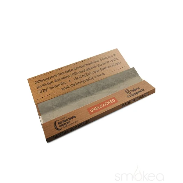 Zig Zag King Slim Unbleached Rolling Papers - Image 2