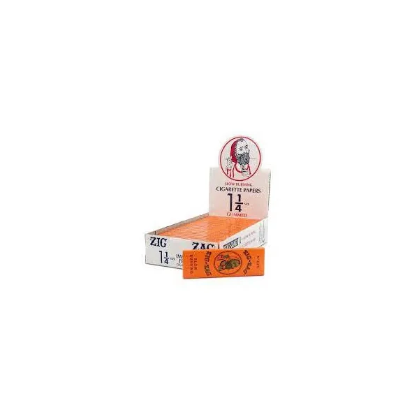 Zig Zag Orange 1 1/4 Rolling Papers - 24pk Box