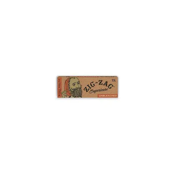 Zig Zag Unbleached 1 1/4 Rolling Papers - 24pk Box - Image 2