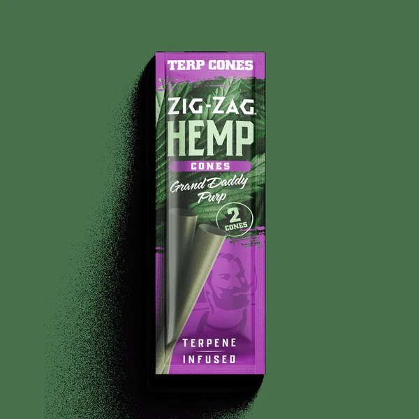 Zig-Zag Hemp Cones (15ct)-Clementine
