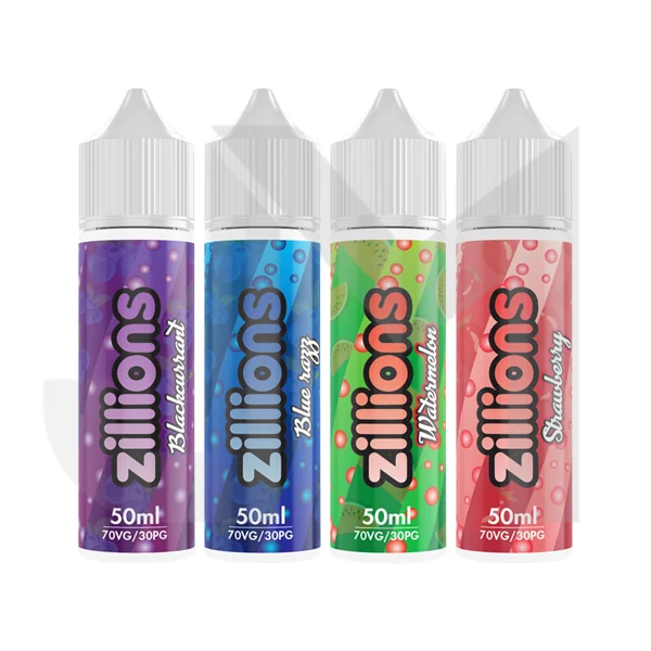 Zillions 50ml Shortfill 0mg (70VG/30PG)